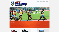 Desktop Screenshot of fasterrunning.com